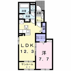 イルクオーレⅢの物件間取画像